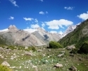 Scenery of the Tajik Mountains
